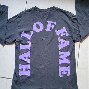 Gray Long Sleeve Tee Hall Of Fame Classic Cotton